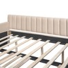 NicBex Full Size Velvet Upholstered Daybed with Trundle for Bedroom,Living Room,Apartment - 4 of 4