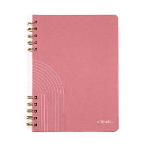 Altitude 160pg Ruled Journal 6.25"x8.5" Split Twin Wire Mauve Pink Arch - 1 of 4