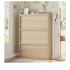 Modern Wooden Shoe Cabinet with Drawers, Adjustable Shelf for Entryway, Hallway, Living Room - 3 of 4