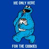 Men's Sesame Street Me Only Here for the Cookies T-Shirt - 2 of 4