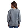 c Logo Women’s Gray Mineral Wash Crew Neck Long Sleeve Sweatshirt - 4 of 4