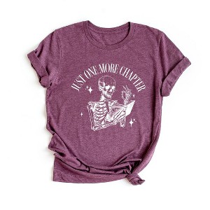 Simply Sage Market Women's Skeleton Stars One More Chapter Short Sleeve Graphic Tee - 1 of 4