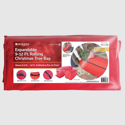 Simple Living Solutions 9-12ft Expandable Rolling Tree Storage Bag