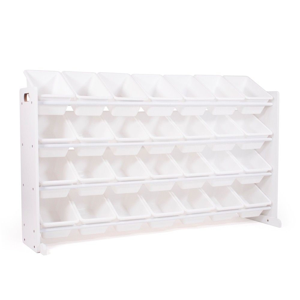 Photos - Garden & Outdoor Decoration Cambridge Mega Kids' Toy Storage 28 Bin Organizer Bookshelf White - Humble Crew: Toy Bins Organizers, 4 Shelves, Anti-Tip