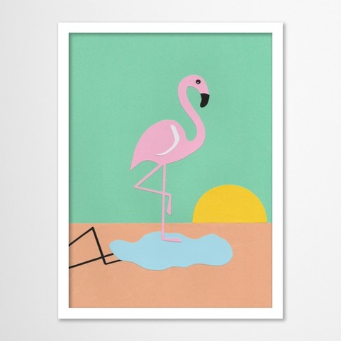 Pink Flamingo Fine Art Prints by Kelsey McNatt