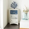 Wood 3 Drawer Chest White - Olivia & May - 3 of 4
