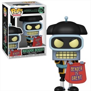 Funko Pop! Animation: Futurama - Matador Bender - Vinyl Figure #1756 #80080 - 1 of 4