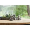 Melrose Stone Rabbit Figurine (Set of 6) - 3 of 4
