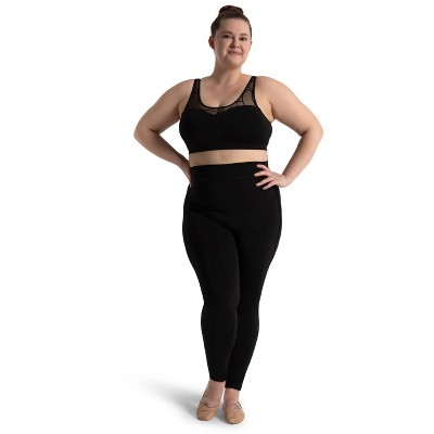 Capezio Black Women's Majestic Lines Elizabeth Legging, Small : Target