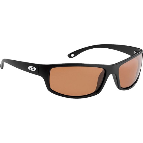 Flying Fisherman Slack Tide Sunglasses - Matte Black/Copper