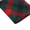 Unique Bargains Christmas Place Mats Plaid Linen Red Green Beige White 13"x17.7" 2 Pcs - 4 of 4