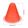 Unique Bargains Football Roller Skating Sports Training Flat Bottom Agility Cones 50 Pcs - 2 of 4