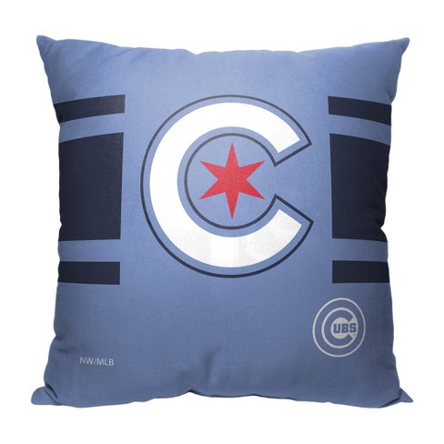 18x18 MLB Chicago Cubs City Connect Decorative Throw Pillow