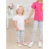 RuffleButts Baby Girls Ruched Bow Leggings - 3 of 3