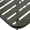 Courtyard Casual Black Steel French Quarter Outdoor 5 pc Dining Group - 3 of 4