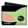Adult The Mandalorian The Child Chibi Vegan Leather Bi-Fold Wallet - 2 of 3