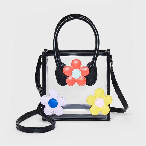 Girls' Jelly Mini Crossbody Bag - art class™ Black