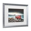 Trademark Fine Art Philippe Sainte Laudy Norwegian Texture Red Matted Framed Art - 3 of 4