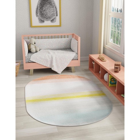 Abstract Rainbow outlet Rug