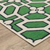 Captiv8e Designs Hilo Geometric Tile Motif Ivory/Green Indoor/Outdoor Rug - 3 of 4
