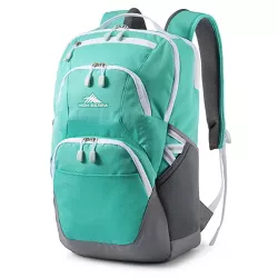 High Sierra Swoop 19" Backpack - Aquamarine/Silver