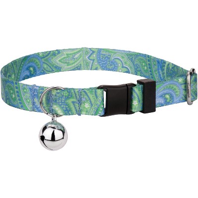 Country Brook Petz® Green Paisley Cat Collar