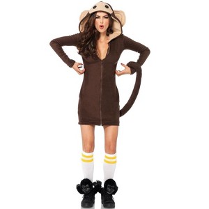 Leg Avenue Cozy Monkey Adult Costume, X-Large - 1 of 2