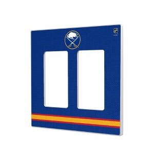 NHL Eastern Conference Teams Stripe Hidden-Screw Light Switch Plate for Double Rocker - 1 of 4