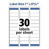 Avery Easy Peel Laser Address Labels 1