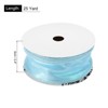 Unique Bargains Gift Wrapping Wide Sheer Wired Pastel Shimmer Iridescent Chiffon Ribbons 1 Pc - 2 of 4