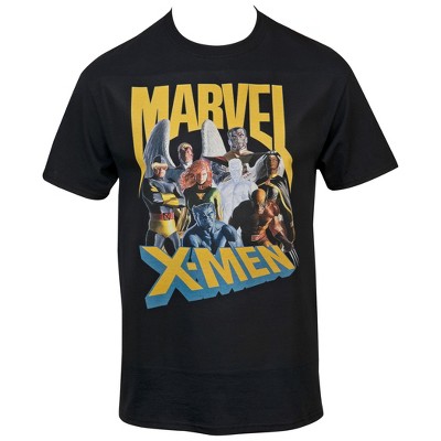 Mens Marvel X-Men Characters Lineup T-Shirt