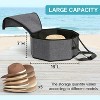 Travel & Storage Hat Box – Collapsible Organizer Case with Handles, Perfect for Cowboy Caps & Women’s Hat Closet Storage - 3 of 4