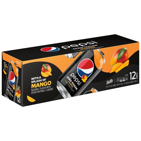 Pepsi Mango ZERO Soda - 12pk/12 fl oz Cans - image 1 of 4