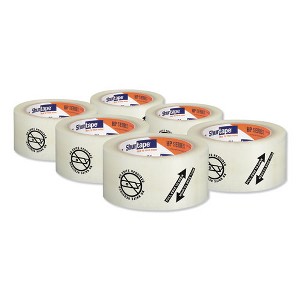 Duck Folded Edge Tape, 3" Core, 2.08" x 110 yds, Clear - 1 of 4