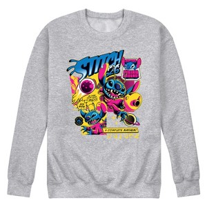 Men's - Disney - Lilo & Stitch Graphic Fleece Sweatshirt - 1 of 4