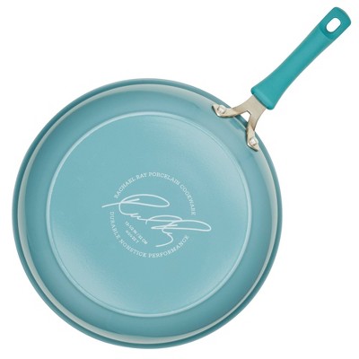 Agave Blue 12.5" Aluminum Nonstick Frying Pan with Ceramic Coating
