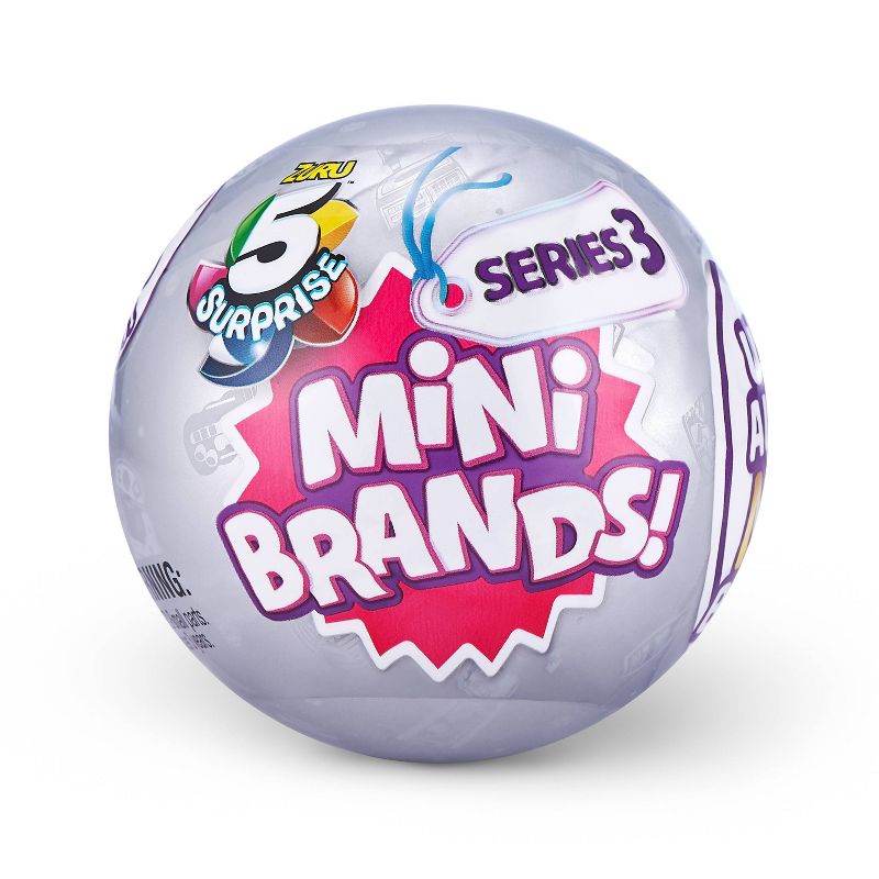 5 Surprise Mini Brands Series 3 Mystery Capsule Real Miniature Brands Collectible Toy, 3 of 12