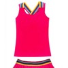Girl Tween Pleated Tennis Skort 2 Piece Set - little Olin - 2 of 3