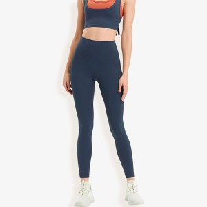 Anna-Kaci Active Women's High Waist Seamless Full-Length Leggings with Stretchy Comfort Fit - 1 of 4