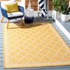 Courtyard Dokupa CY8918 UV & Stain Resistant Non-Shedding Power Loomed Indoor/Outdoor Rugs - Safavieh - 2 of 4