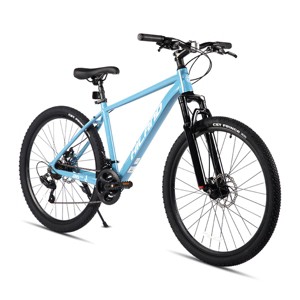 HILAND Zeal 26 Inch Mountain Bike for Adults, 21-Speed Lightweight Aluminum MTB with Dual Disc Brakes, Front Suspension - 1 of 4