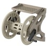 Suncast Handler 200 Foot Resin Wall Mounted Outdoor Garden Hose Reel with Storage Tray for 0.63-Inch Standard Vinyl Hose, Taupe,4 Pack - 2 of 4