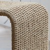 Uttermost Spring Calabria Woven Seagrass End Table 24"H x 24"W Brown Mango Wood and Natural Texture - 3 of 4