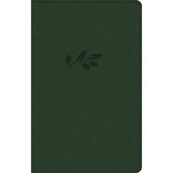 NASB Large Print Personal Size Reference Bible, Olive Leathertouch, Indexed - by  Holman Bible Publishers (Leather Bound)