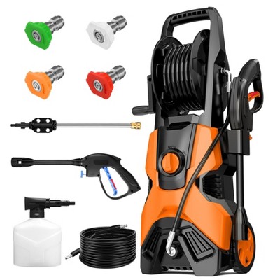 SKONYON Electric Pressure Washer, 2.0 GPM Power Washer with 4 Quick Connect Nozzles, High Pressure Cleaning Machine with Foam Cannon