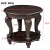 APRILSOUL Living Room Coffee Table Set, Coffee Table & Two End Side Table 3-Piece Set for Office, Living Room, Apartment, Small Space, Easy Assembly - 4 of 4