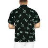 LA LEELA Men's Halloween Costumes Hawaiian Short Sleeve Button Down Shirt Mens Shirt Vacation Shirts for Men Funny - 2 of 4
