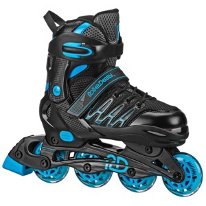 Roller Derby Custom Adult In-Fit Skates - Blue/Black 7-10 - 1 of 4