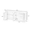 64'' Modern Sideboard Storage Cabinet with Drawers & Doors for Dining Room Entryway TV Console Use-Cuddlewood - 4 of 4