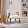 Yaheetech Mid Century Accent Armchair with V-Shaped Solid Wood Legs - 2 of 4
